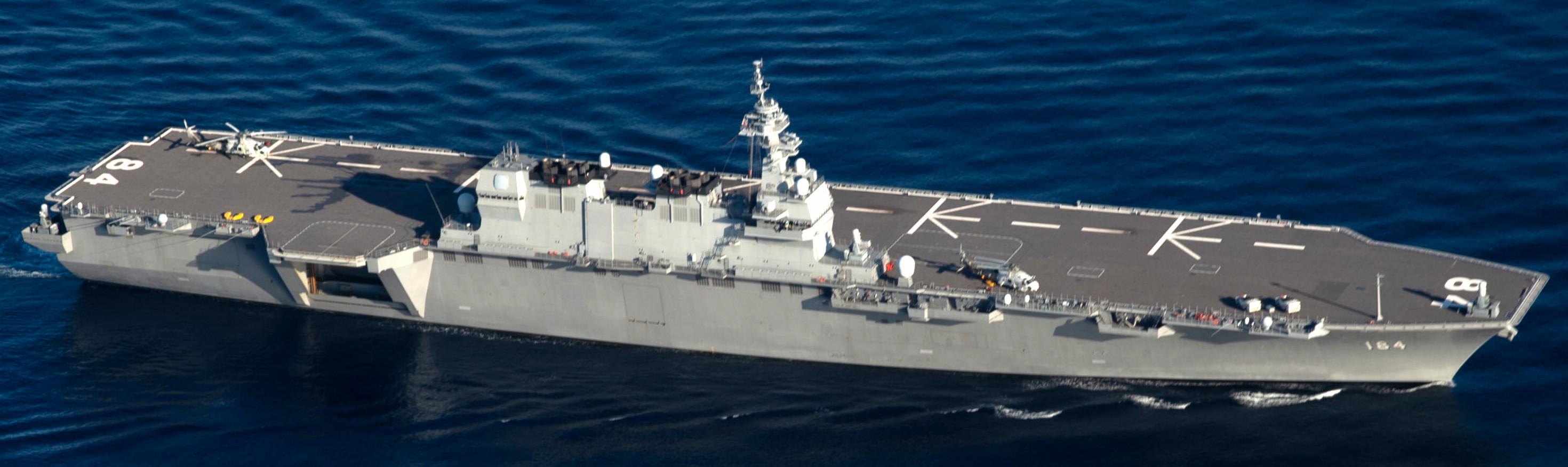 ddh-184 js kaga izumo class helicopter destroyer japan maritime self defense force jmsdf 16