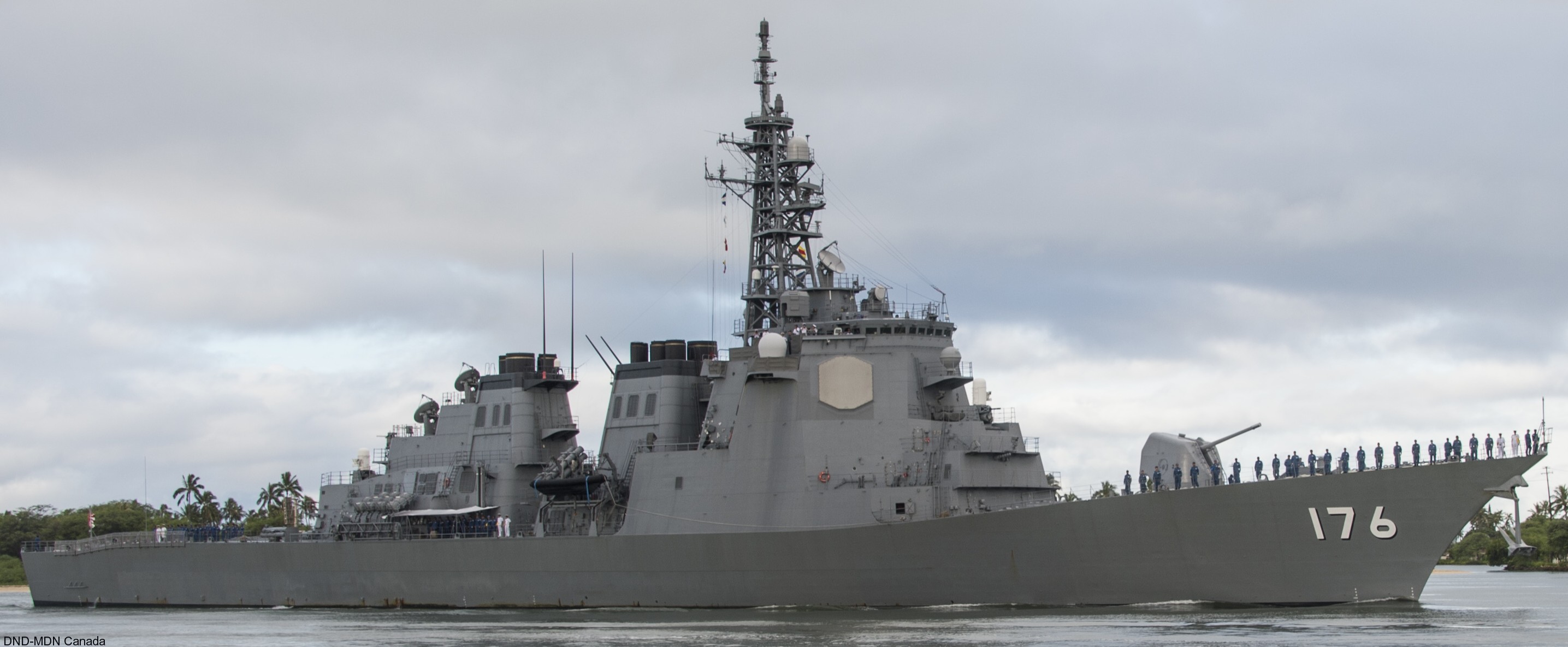 ddg-176 js chokai kongo class guided missile destroyer aegis japan maritime self defense force jmsdf ihi sasebo 13x