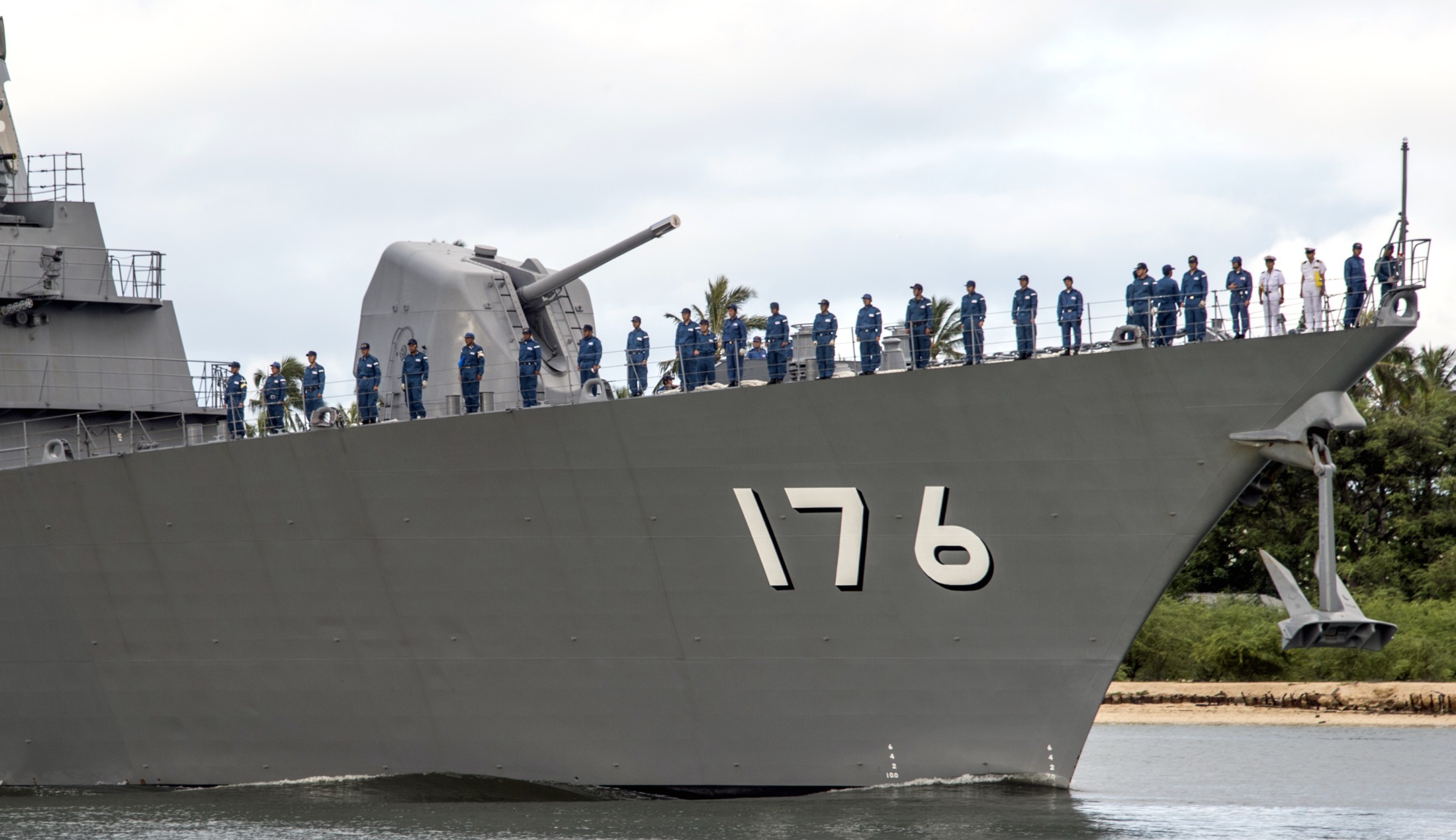 ddg-176 js chokai kongo class guided missile destroyer aegis japan maritime self defense force jmsdf pearl harbor hawaii 15