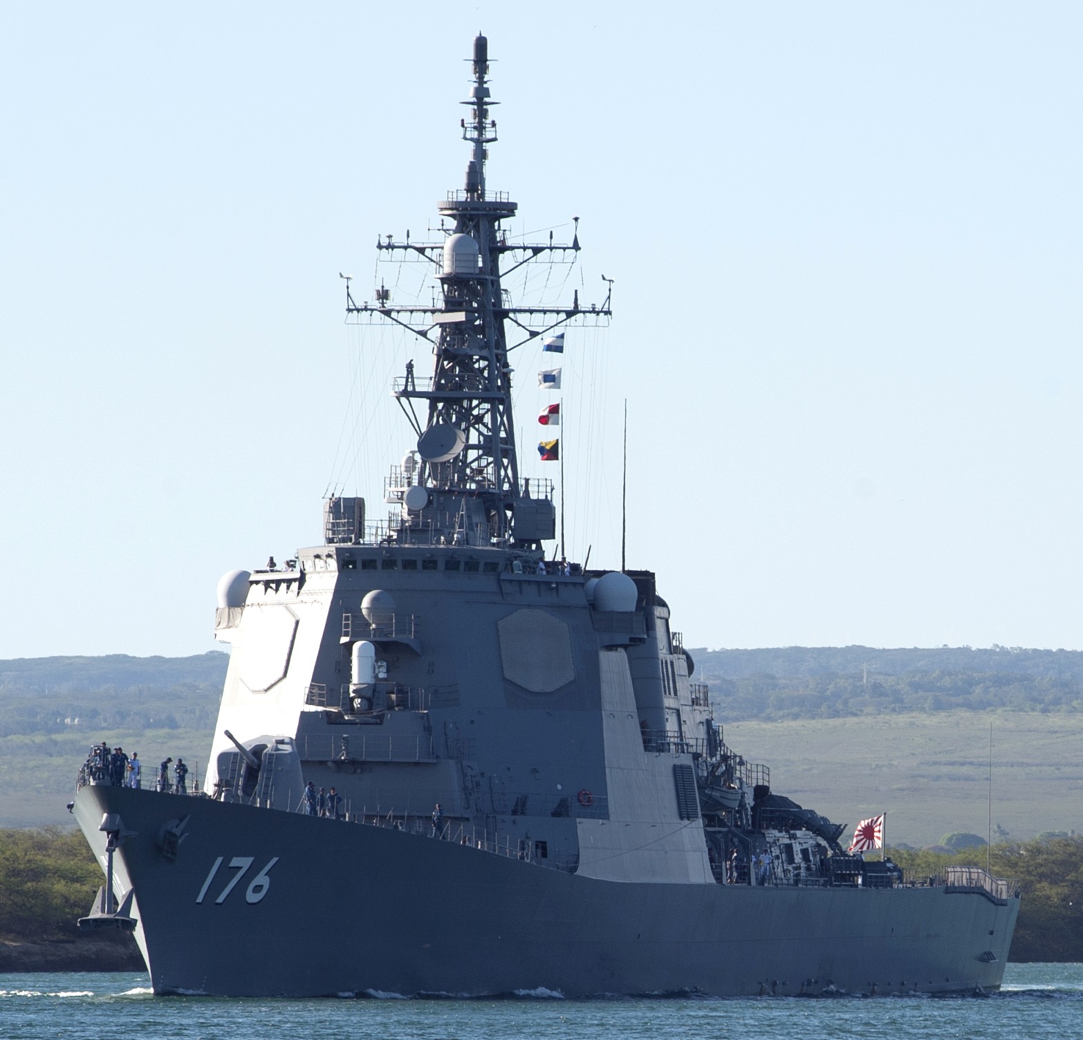 ddg-176 js chokai kongo class guided missile destroyer aegis japan maritime self defense force jmsdf 16