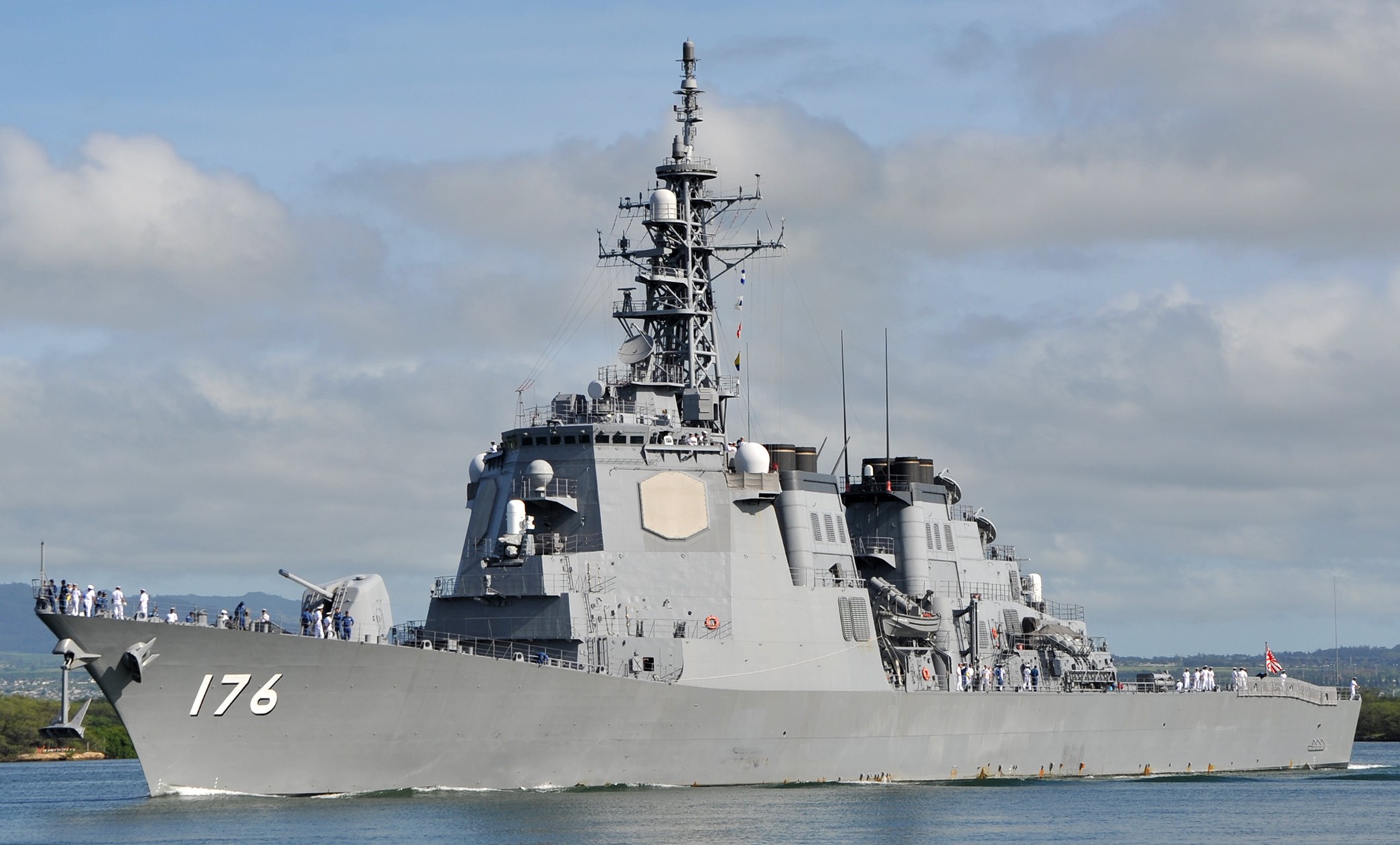 ddg-176 js chokai kongo class guided missile destroyer aegis japan maritime self defense force jmsdf 20