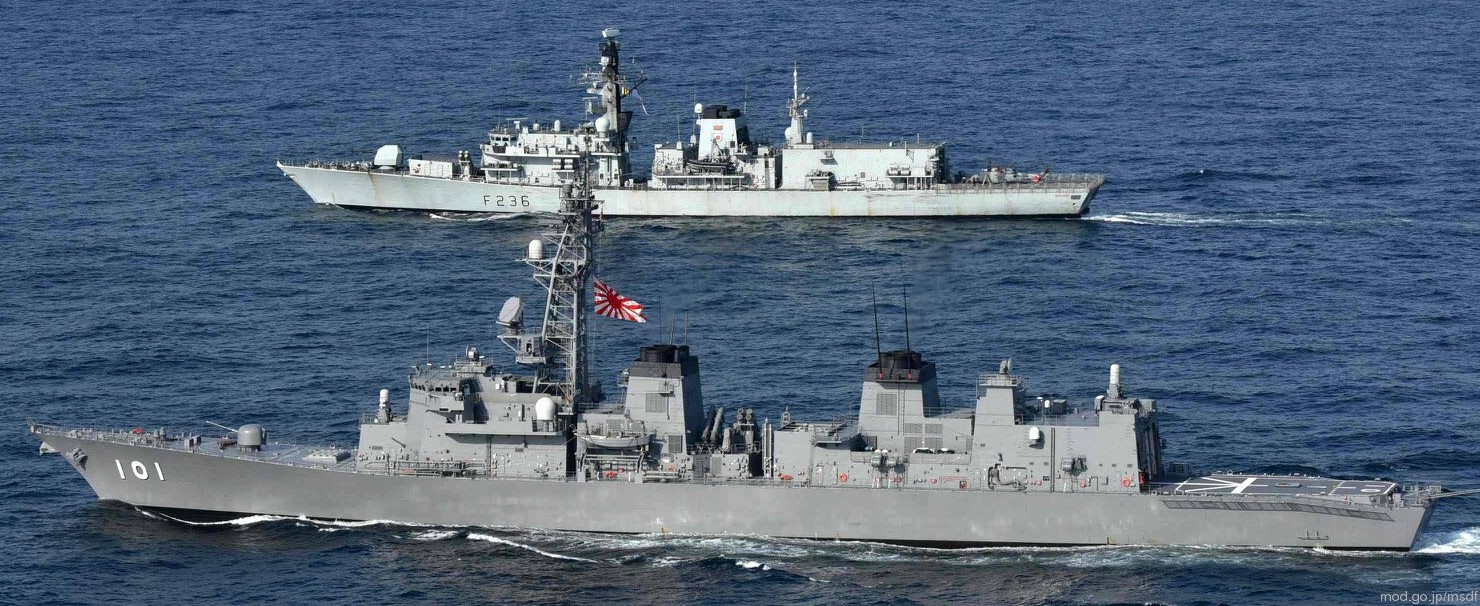 dd-101 js murasame class destroyer japan maritime self defense force jmsdf 41 hms argyll f-236