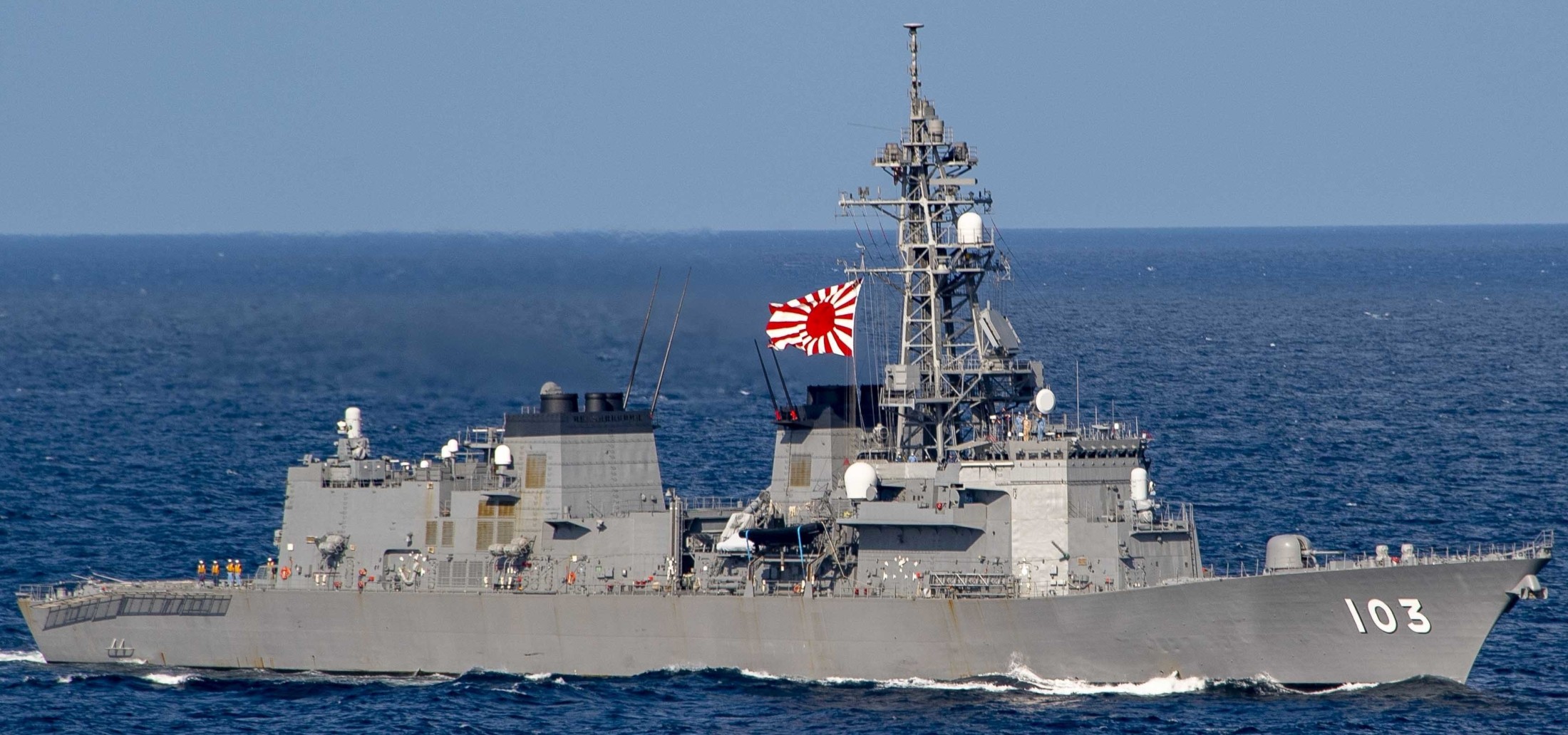 dd-103 js yudachi murasame class destroyer japan maritime self defense force jmsdf 14