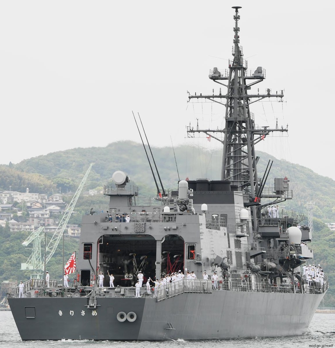 dd-104 js kirisame murasame class destroyer japan maritime self defense force jmsdf 17