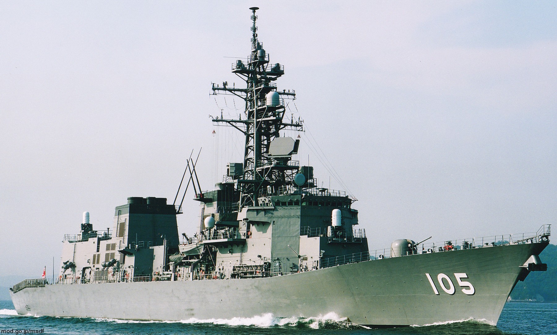 dd-105 js inazuma murasame class destroyer japan maritime self defense force jmsdf 02