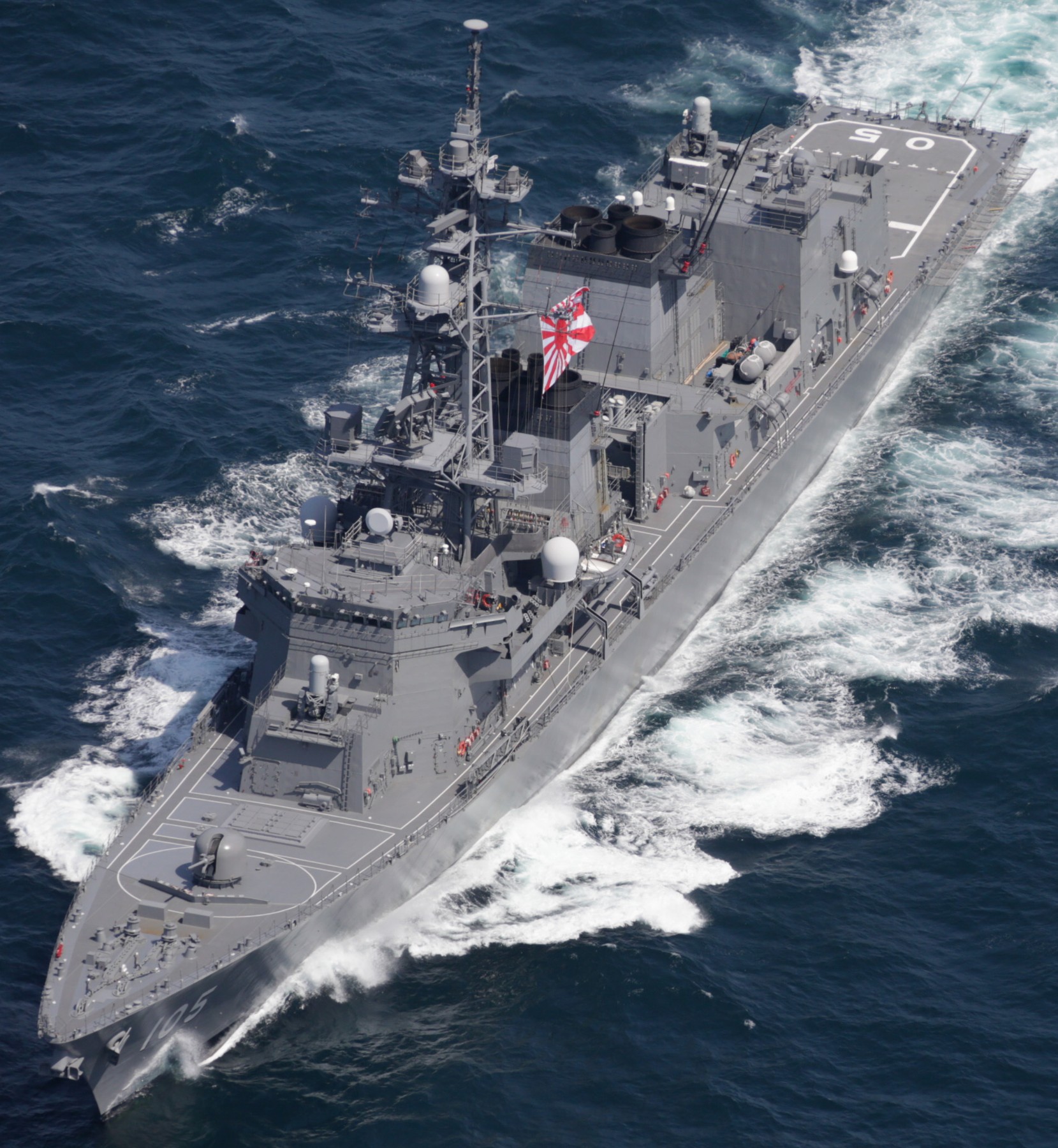 dd-105 js inazuma murasame class destroyer japan maritime self defense force jmsdf 21