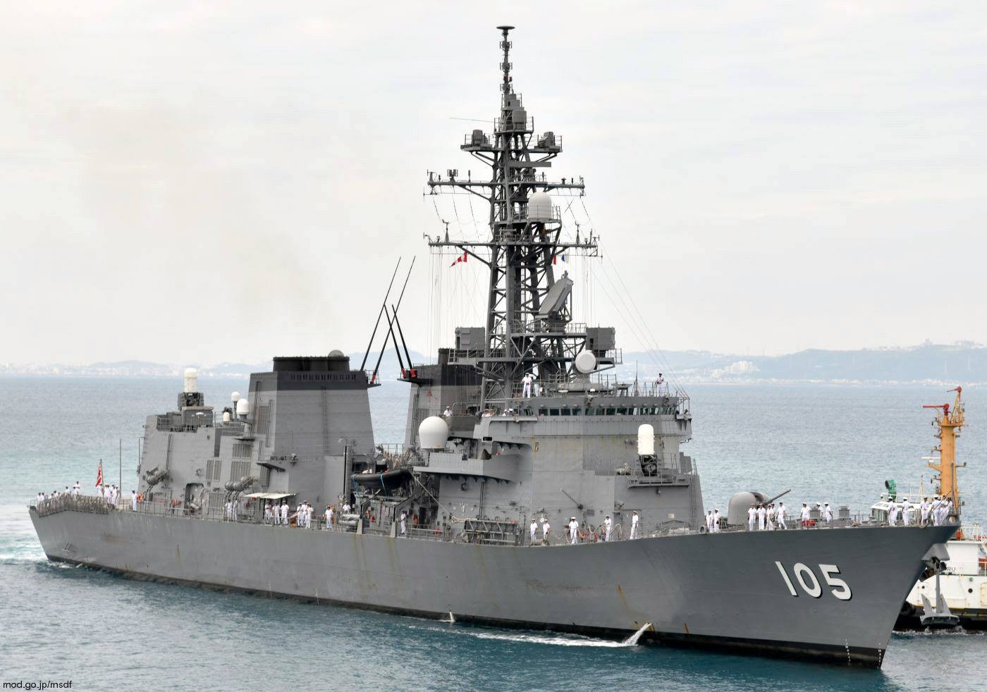 dd-105 js inazuma murasame class destroyer japan maritime self defense force jmsdf 29