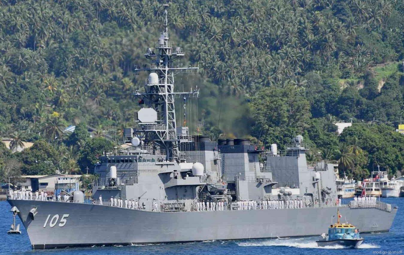 dd-105 js inazuma murasame class destroyer japan maritime self defense force jmsdf 30