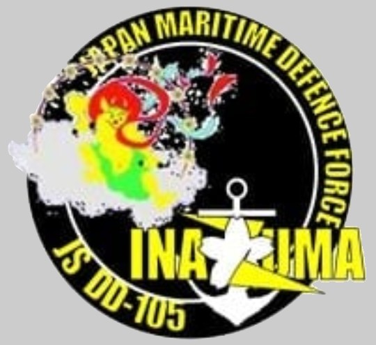 dd-105 js inazuma insignia crest patch badge murasame class destroyer japan maritime self defense force jmsdf 02x