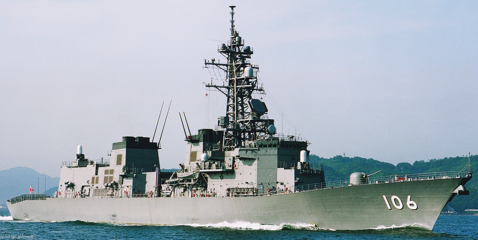 dd-106 js samidare murasame class destroyer japan maritime self defense force jmsdf 04