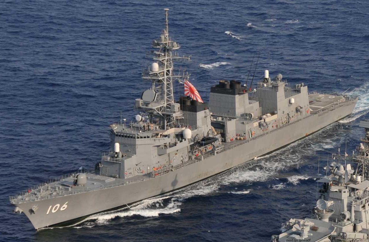 dd-106 js samidare murasame class destroyer japan maritime self defense force jmsdf 44