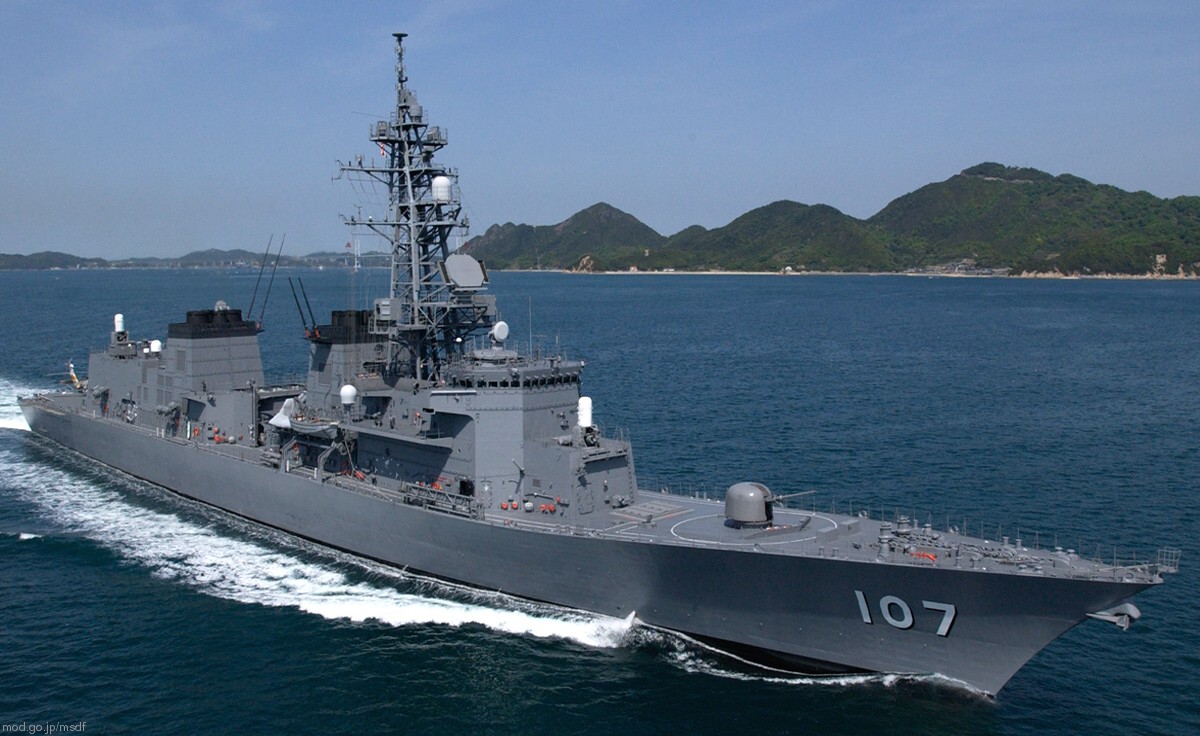 dd-107 js ikazuchi murasame class destroyer japan maritime self defense force jmsdf hitachi yokosuka