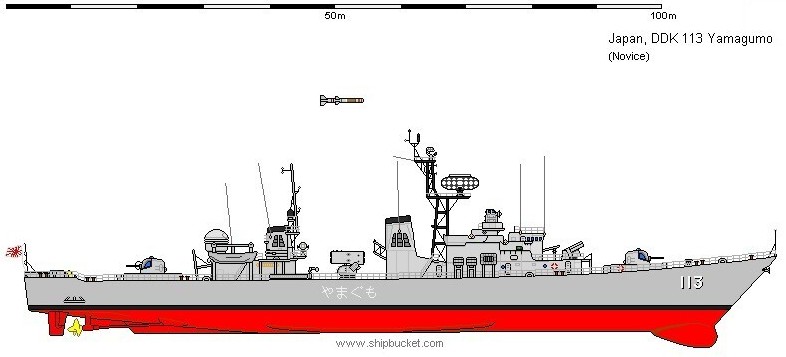 yamagumo class anti submarine destroyer japan maritime self defense force navy