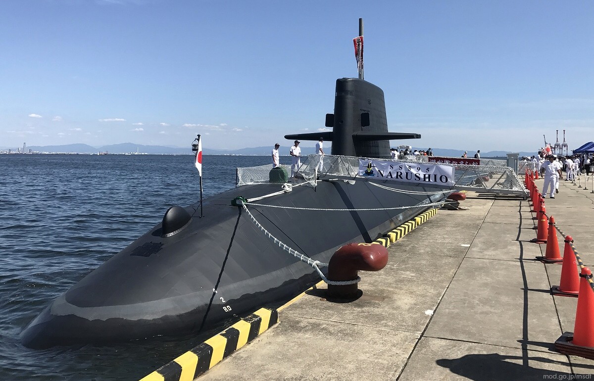 ss-595 jds narushio oyashio class attack submarine japan maritime self defense force jmsdf 12