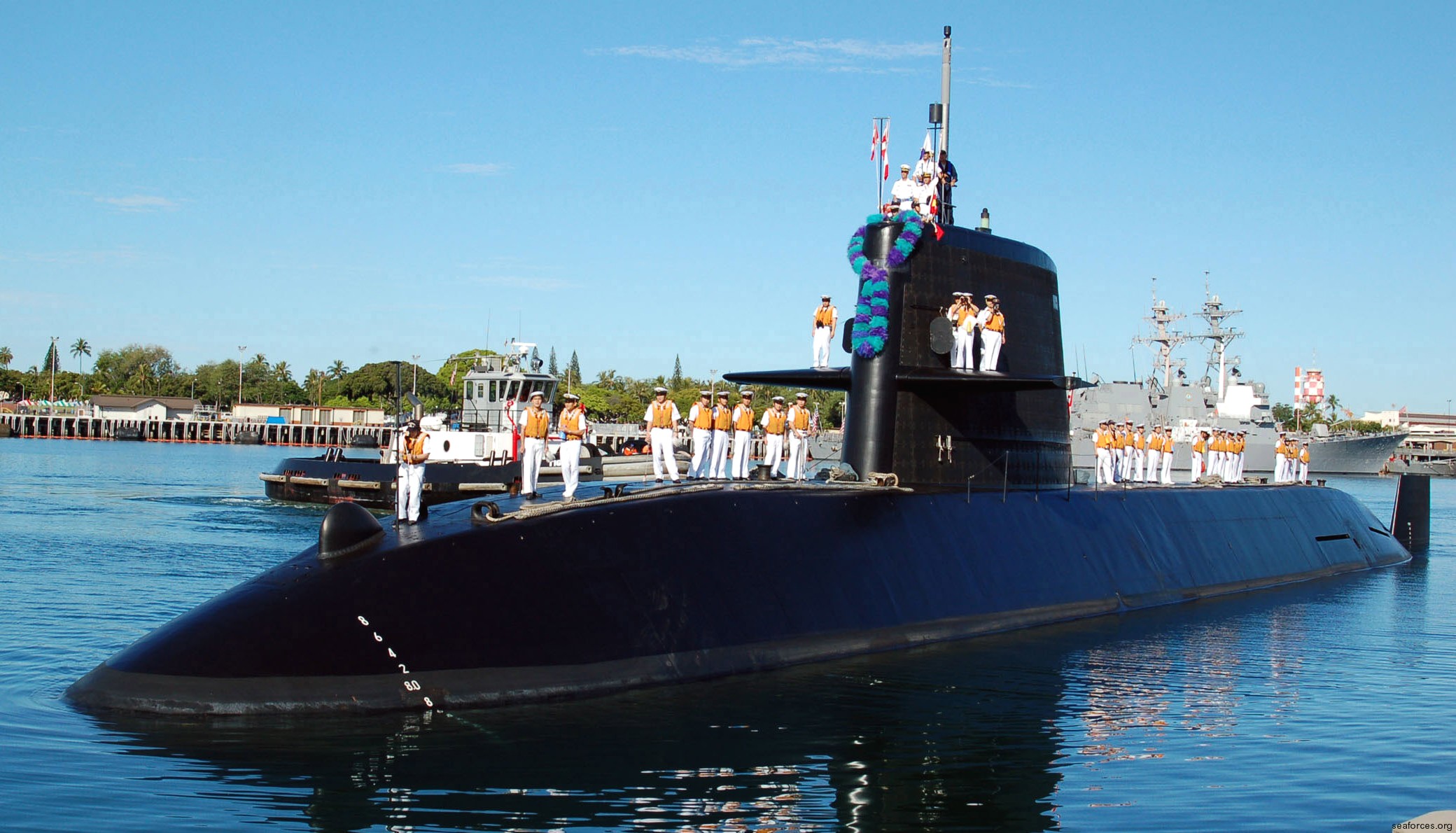 ss-596 jds kuroshio oyashio class attack submarine japan maritime self defense force jmsdf 02