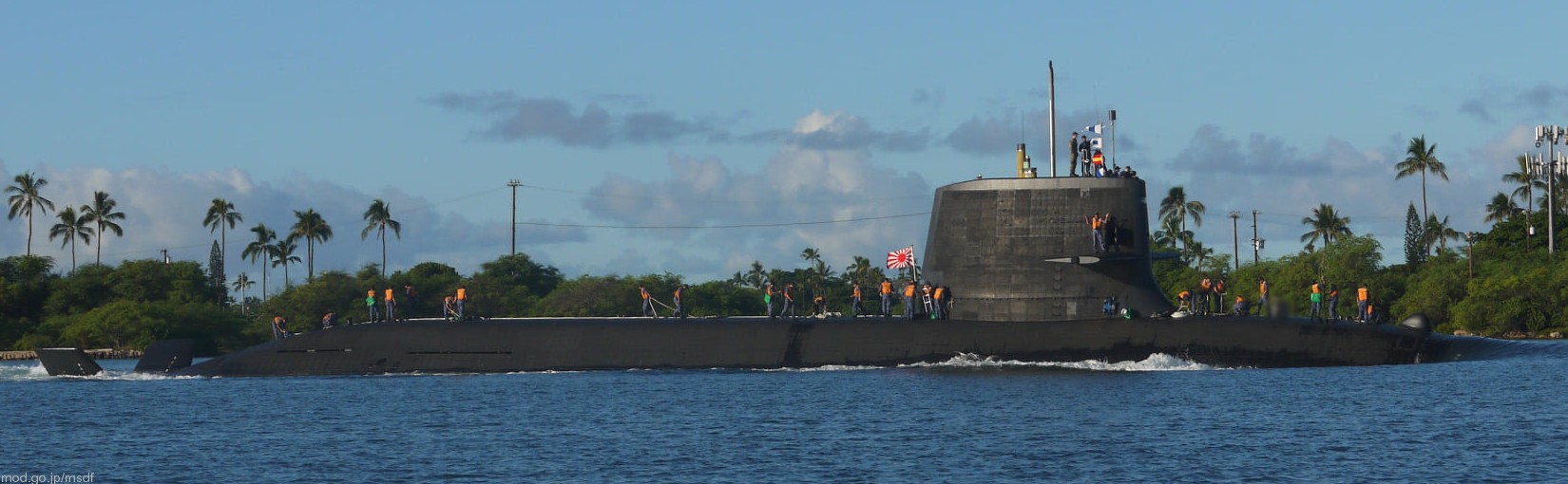 ss-505 js zuiryu 16ss soryu class attack submarine ssk japan maritime self defense force jmsdf 05 type 89 torpedo ugm-84 harpoon ssm missile