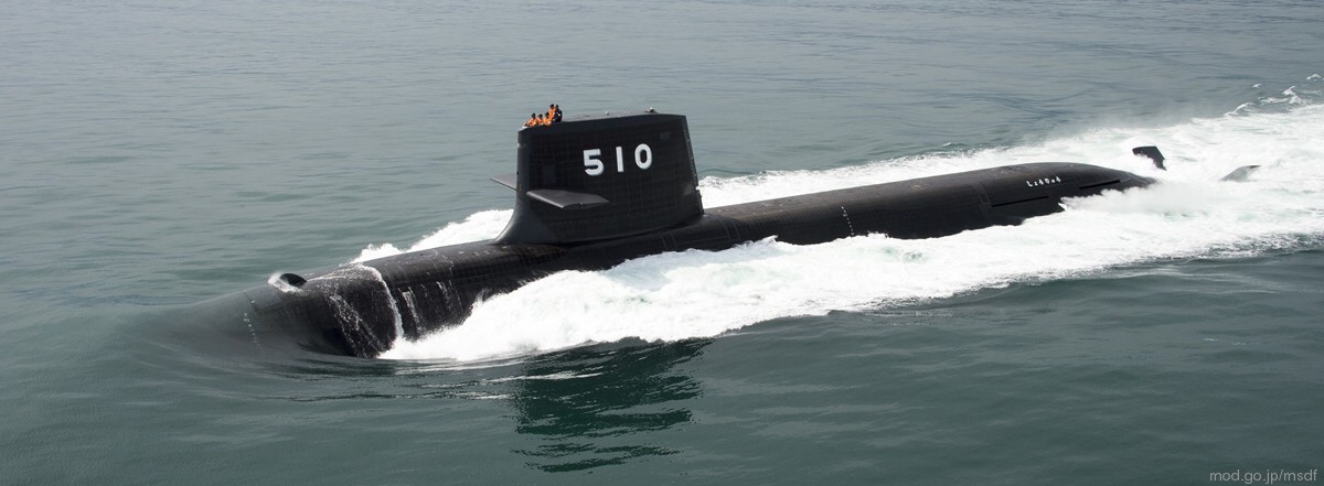 ss-510 js shoryu 16ss soryu class attack submarine ssk japan maritime self defense force jmsdf 02