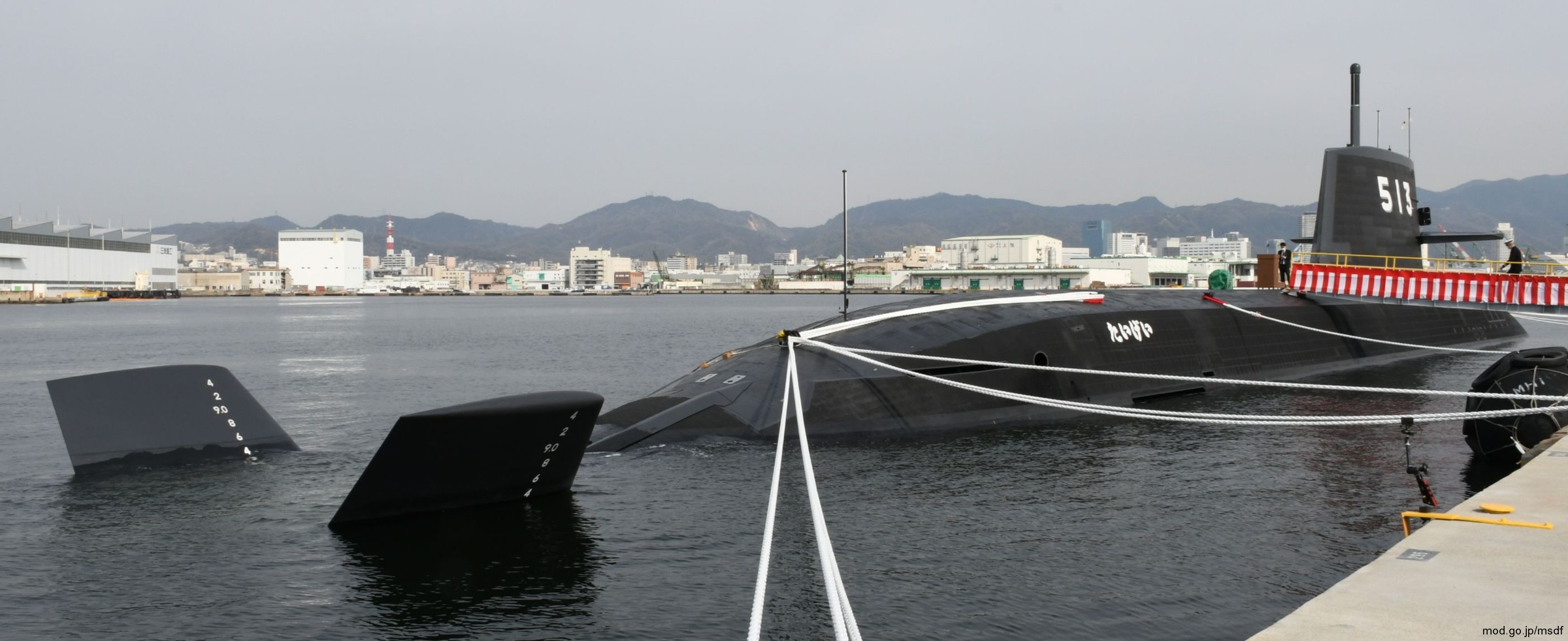 ss-513 js taigei 29ss class attack submarine ssk aip japan maritime self defense force jmsdf 13