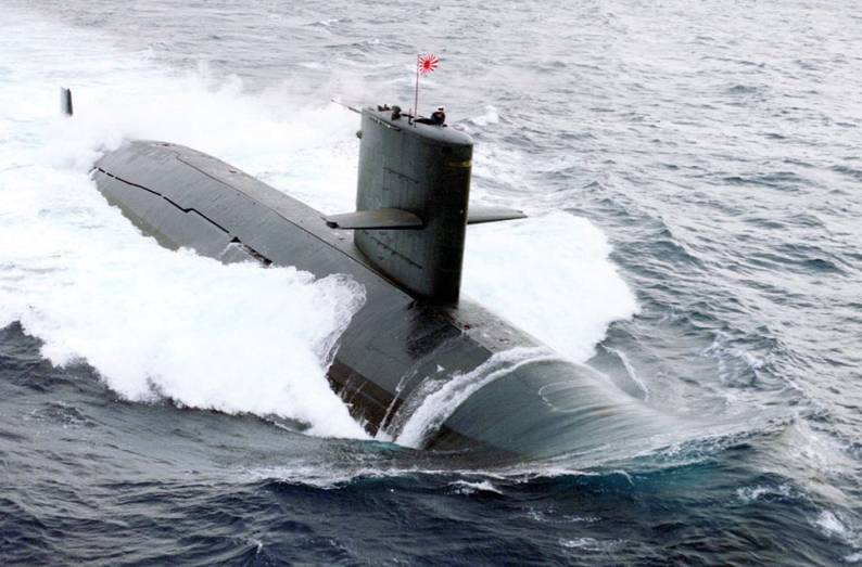 Yushio class submarine jmsdf SS-573 japan maritime self defense force