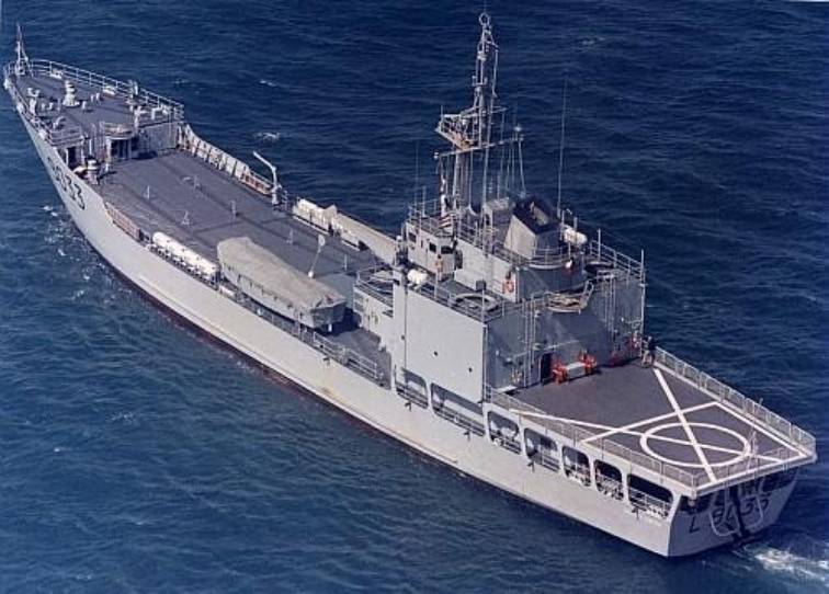 Daoud Ben Aicha Champlain BATRAL class landing ship Moroccan Navy