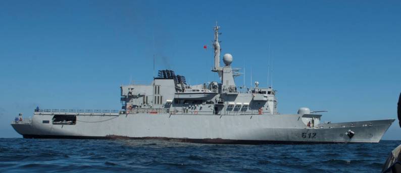 f 612 rmns hassan II floreal class frigate moroccan navy