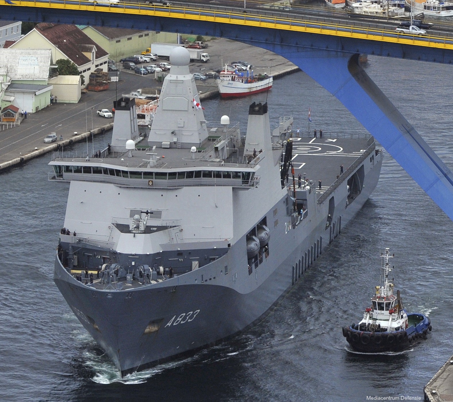 a-833 hnlms karel doorman joint support ship royal netherlands navy koninklijke marine 20 aruba curacao