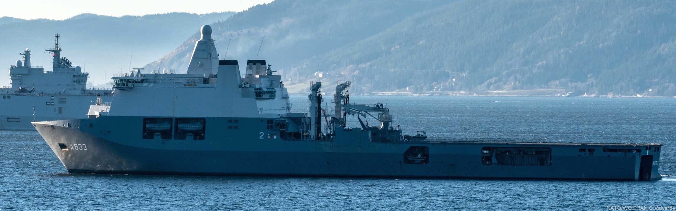 a-833 hnlms karel doorman joint support ship royal netherlands navy koninklijke marine 38 nato germany