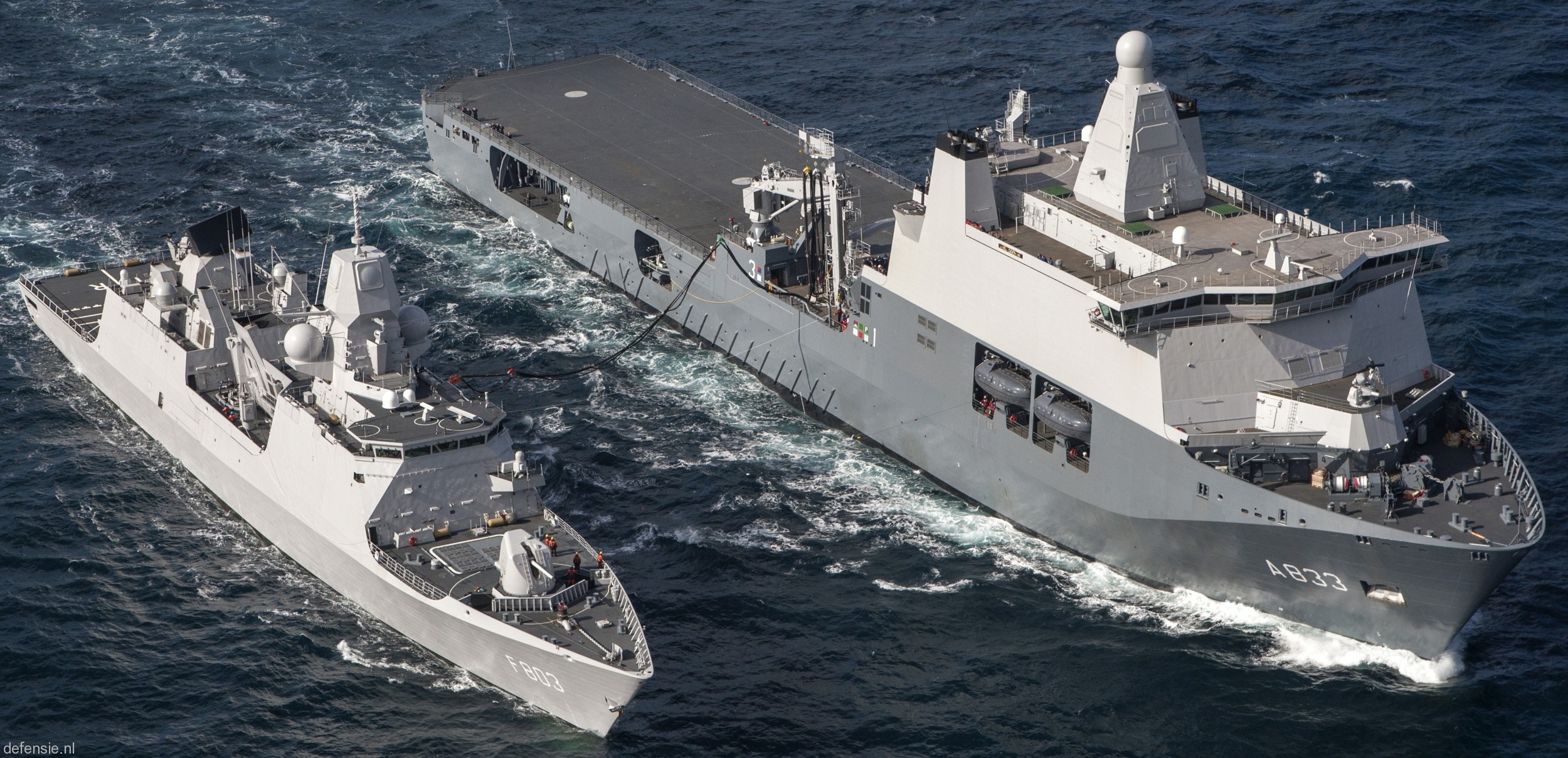 a-833 hnlms karel doorman joint support ship royal netherlands navy koninklijke marine 47 logistics replenishment ras