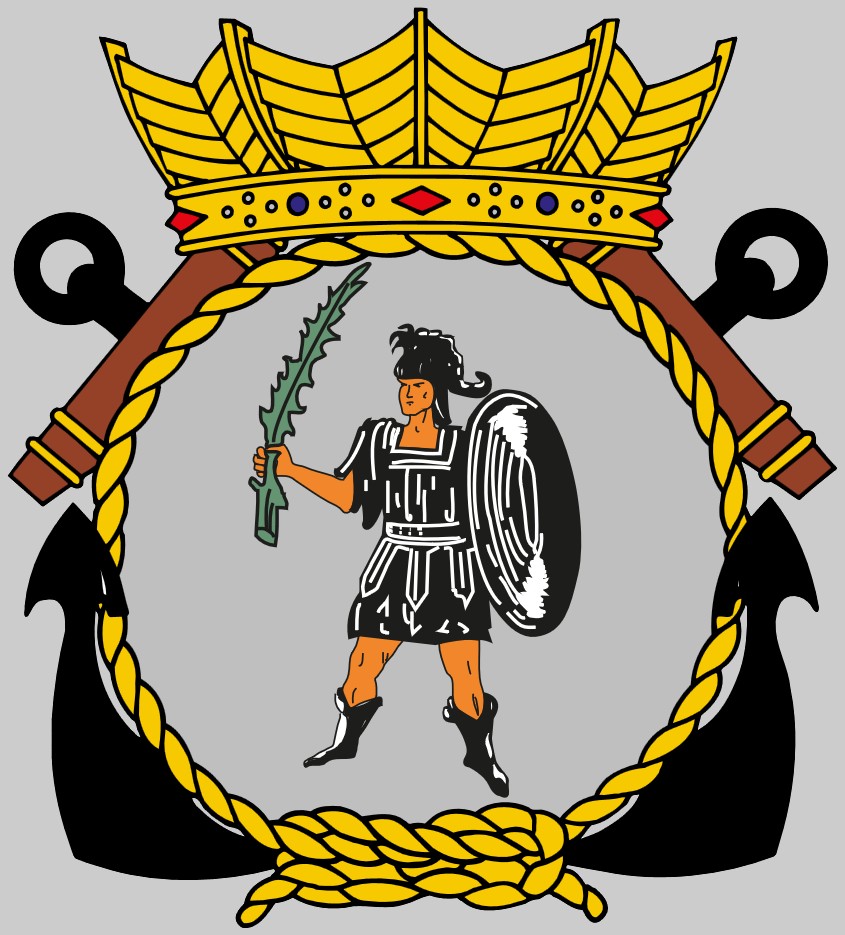 a-833 hnlms karel doorman crest insignia patch badge joint support ship royal netherlands navy koninklijke marine 03c
