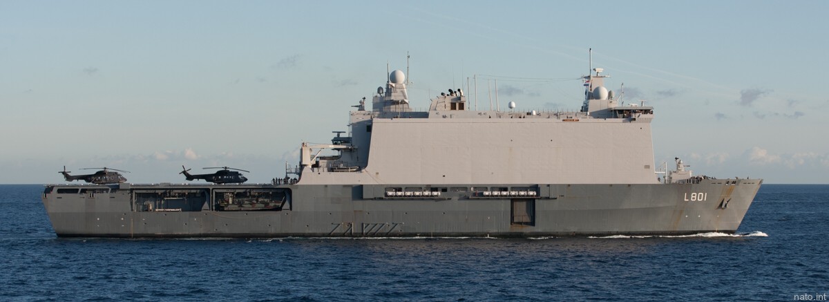l-801 hnlms johan de witt amphibious ship landing platform dock lpd royal netherlands navy 45