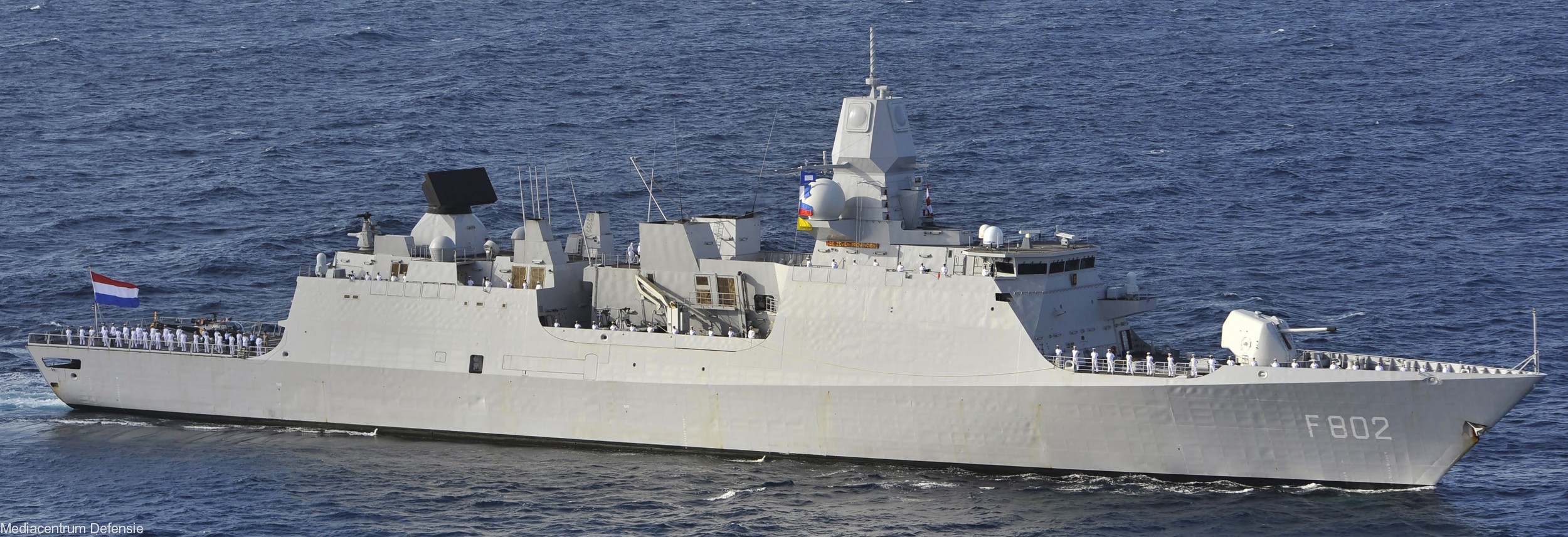 f-802 hnlms de zeven provincien guided missile frigate ffg royal netherlands navy 04 air defense lcf fregat