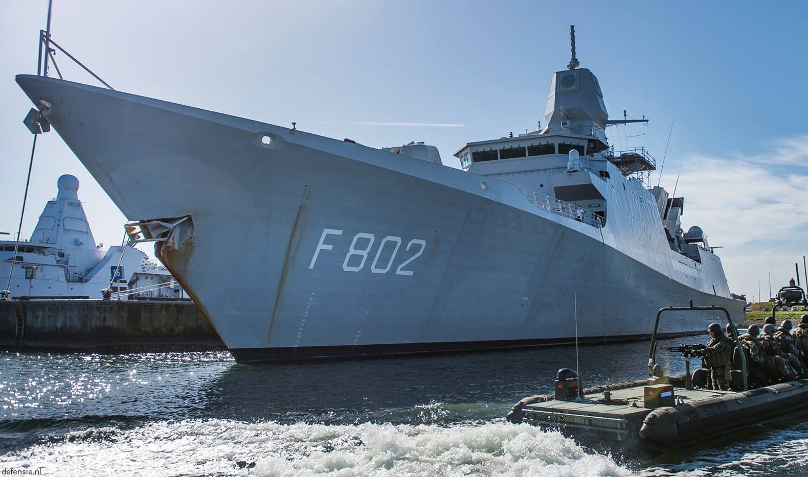f-802 hnlms de zeven provincien guided missile frigate ffg royal netherlands navy 12 den helder