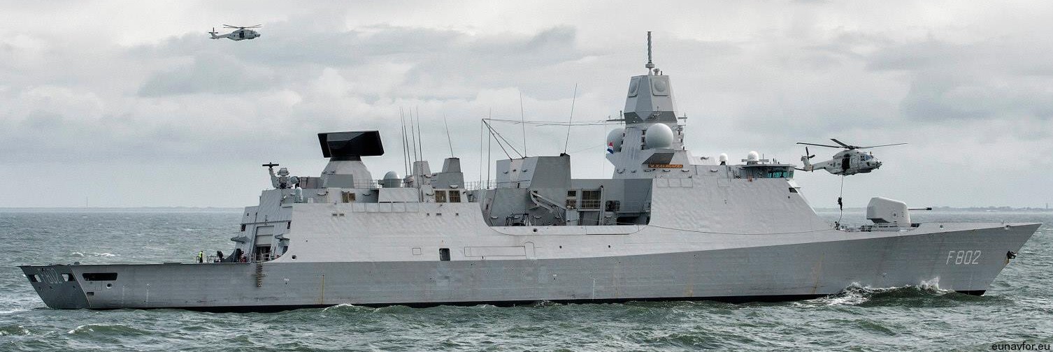 f-802 hnlms de zeven provincien guided missile frigate ffg royal netherlands navy 22 eunavfor