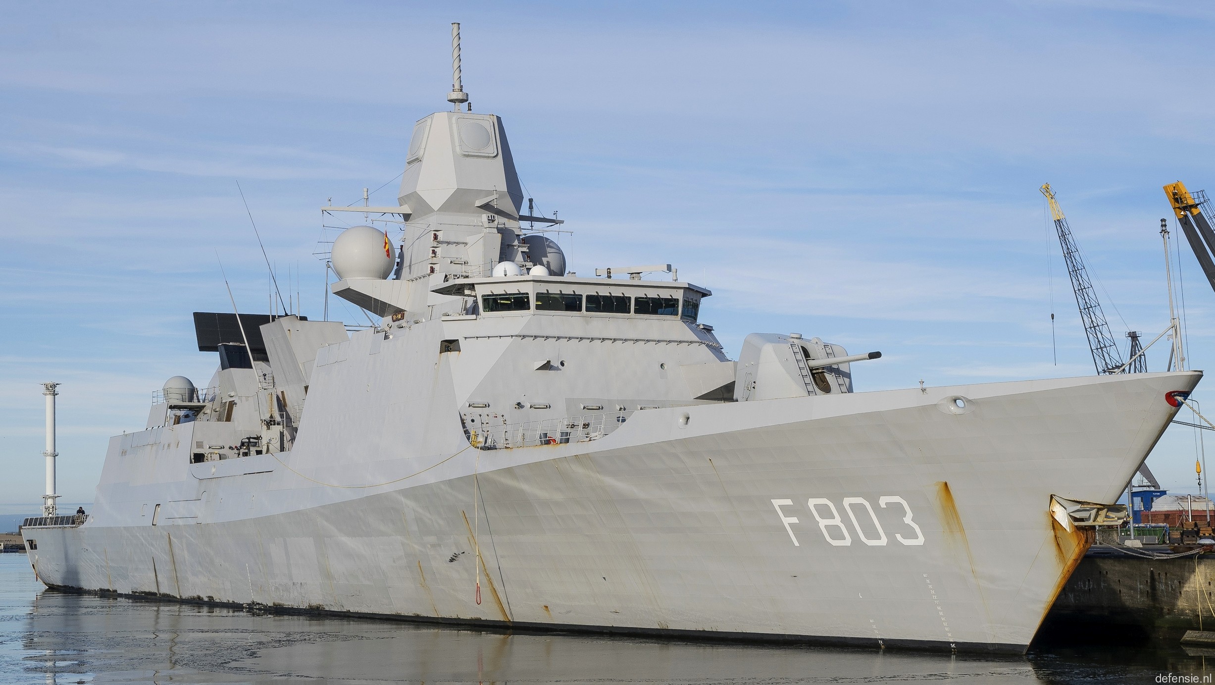 f-803 hnlms tromp guided missile frigate ffg air defense lcf royal netherlands navy 25