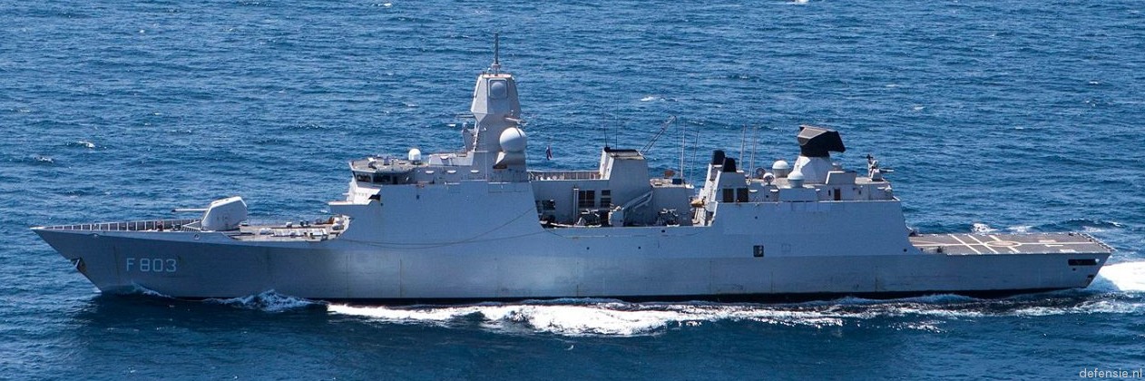 f-803 hnlms tromp guided missile frigate ffg air defense lcf royal netherlands navy 28 lcf-fregat koninklijke marine