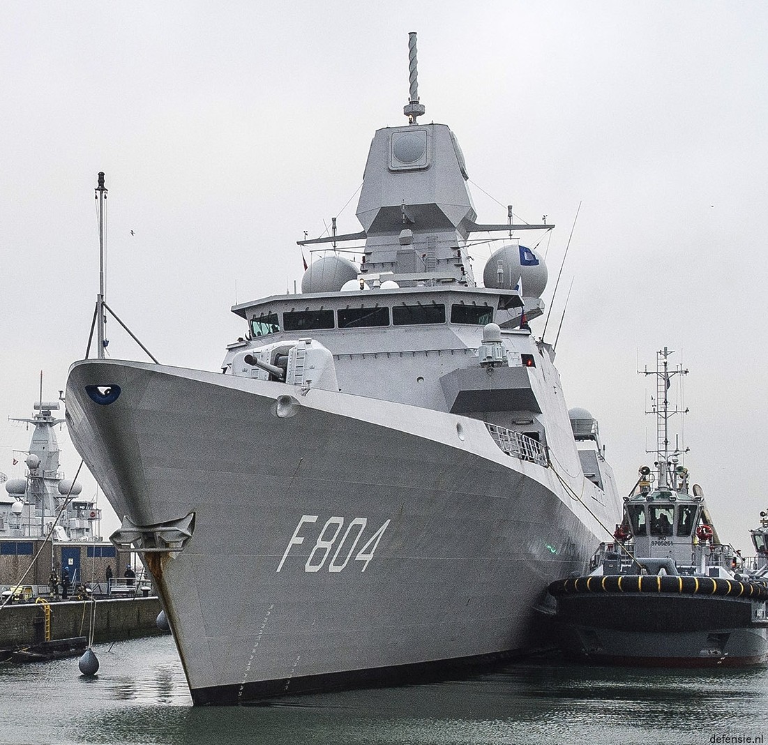 f-804 hnlms de ruyter guided missile frigate ffg lcf royal netherlands navy 17 homeport den helder