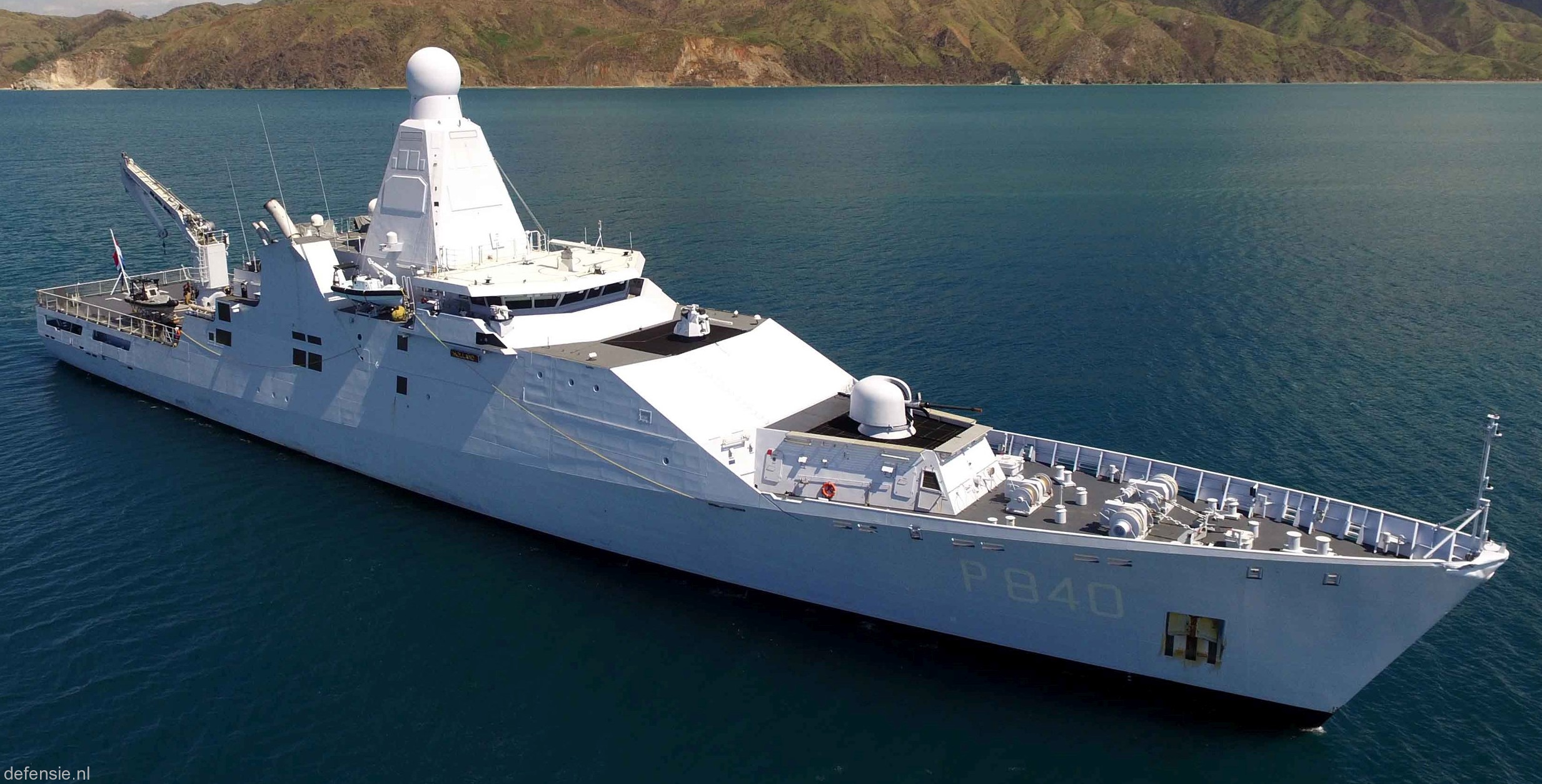 namens helpen Taalkunde HNLMS Holland P-840 Offshore Patrol Vessel OPV Netherlands Navy