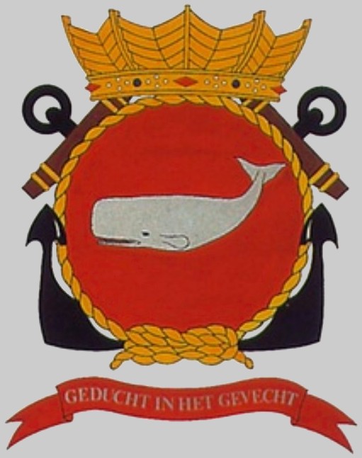 hnlms potvis s-804 insignia crest patch badge attack submarine royal netherlands navy koninklijke marine 02x