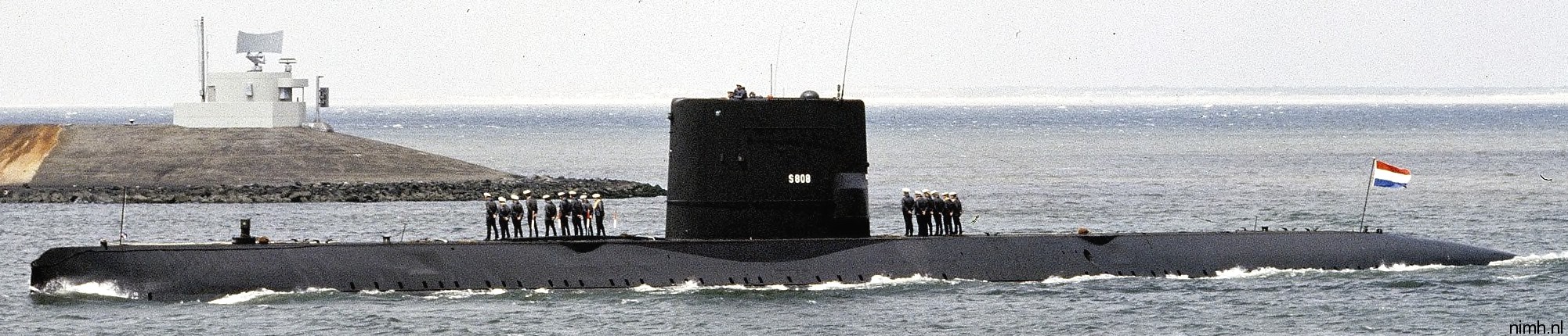 hnlms dolfijn s-808 class attack submarine 1960 royal netherlands navy koninklijke marine 26