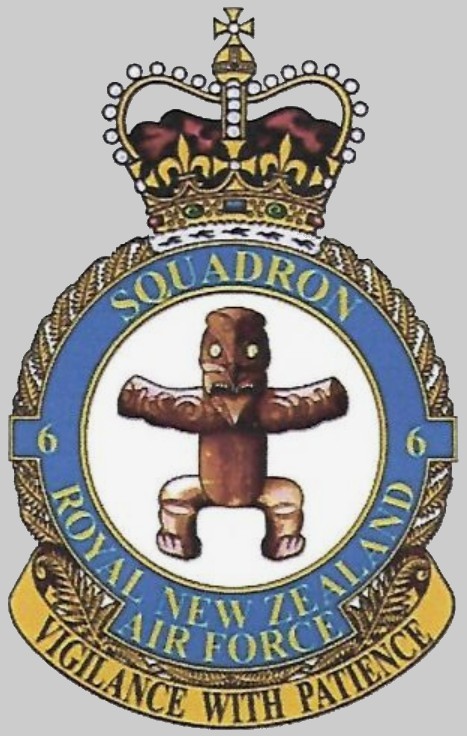 no. 6 squadron royal new zealand air force insignia crest patch rnzaf sh-2g super seasprite 02