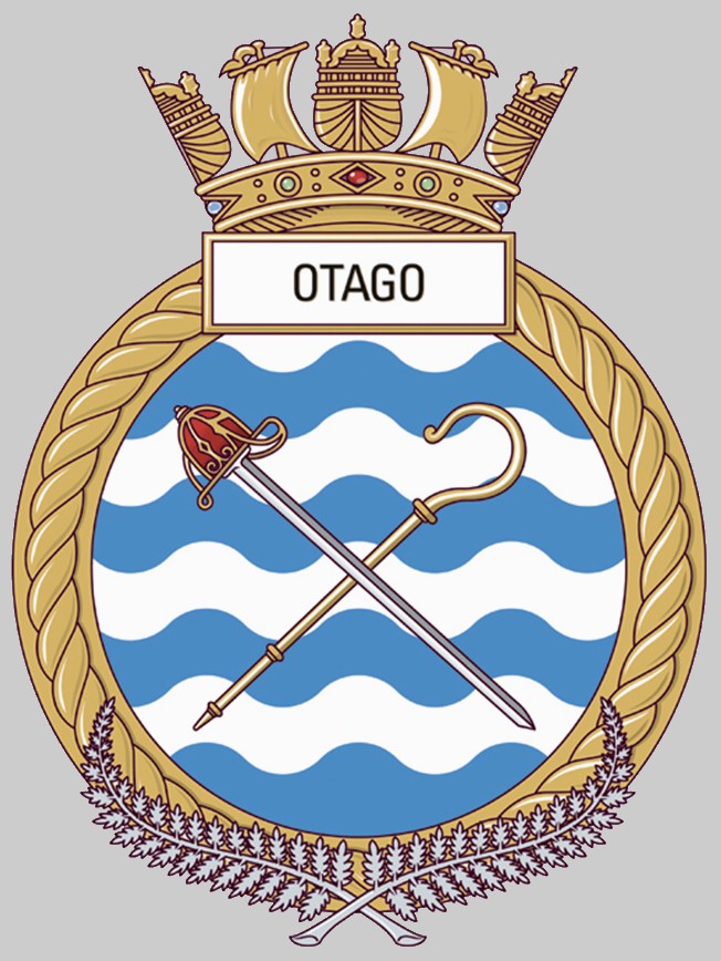 p-148 hmnzs otago insignia crest patch badge protector class offshore patrol vessel opv royal new zealand navy