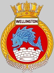 p-55 hmnzs wellington insignia crest patch badge otago class offshore patrol vessel opv royal new zealand navy