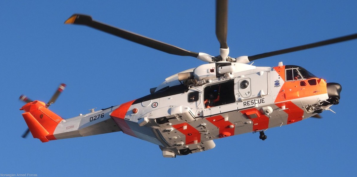 agusta westland aw101 rescue helicopter royal norwegian air force luftforsvaret sar queen 0276 02