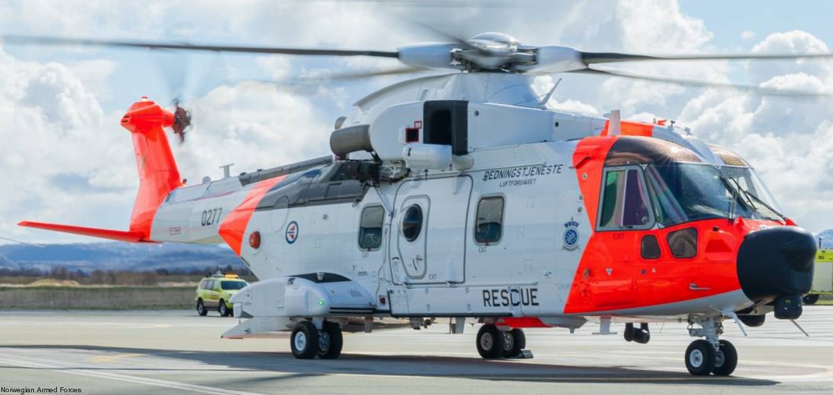 agusta westland aw101 rescue helicopter royal norwegian air force luftforsvaret sar queen 0277 04