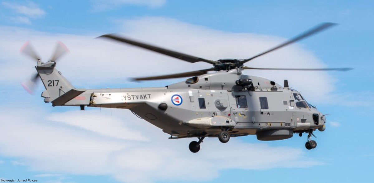 nh90 nfh asw helicopter royal norwegian coast guard navy air force kystvakt sjoforsvaret 217 02