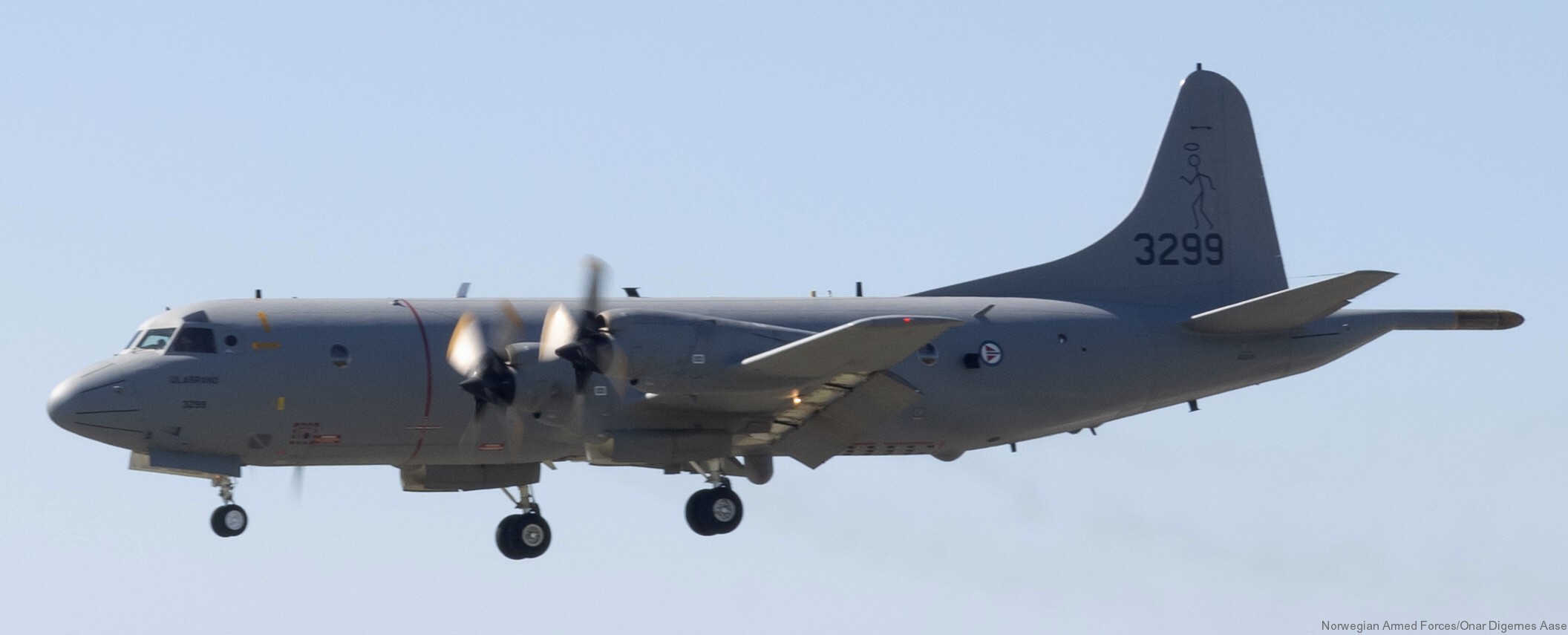 lockheed p-3c orion ulabrand 3299 patrol royal norwegian air force luftforsvaret 06