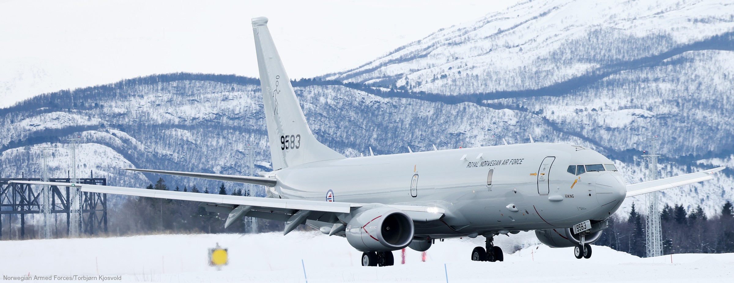 p-8a poseidon maritime patrol aircraft royal norwegian air force luftforsvaret 9583 viking 18