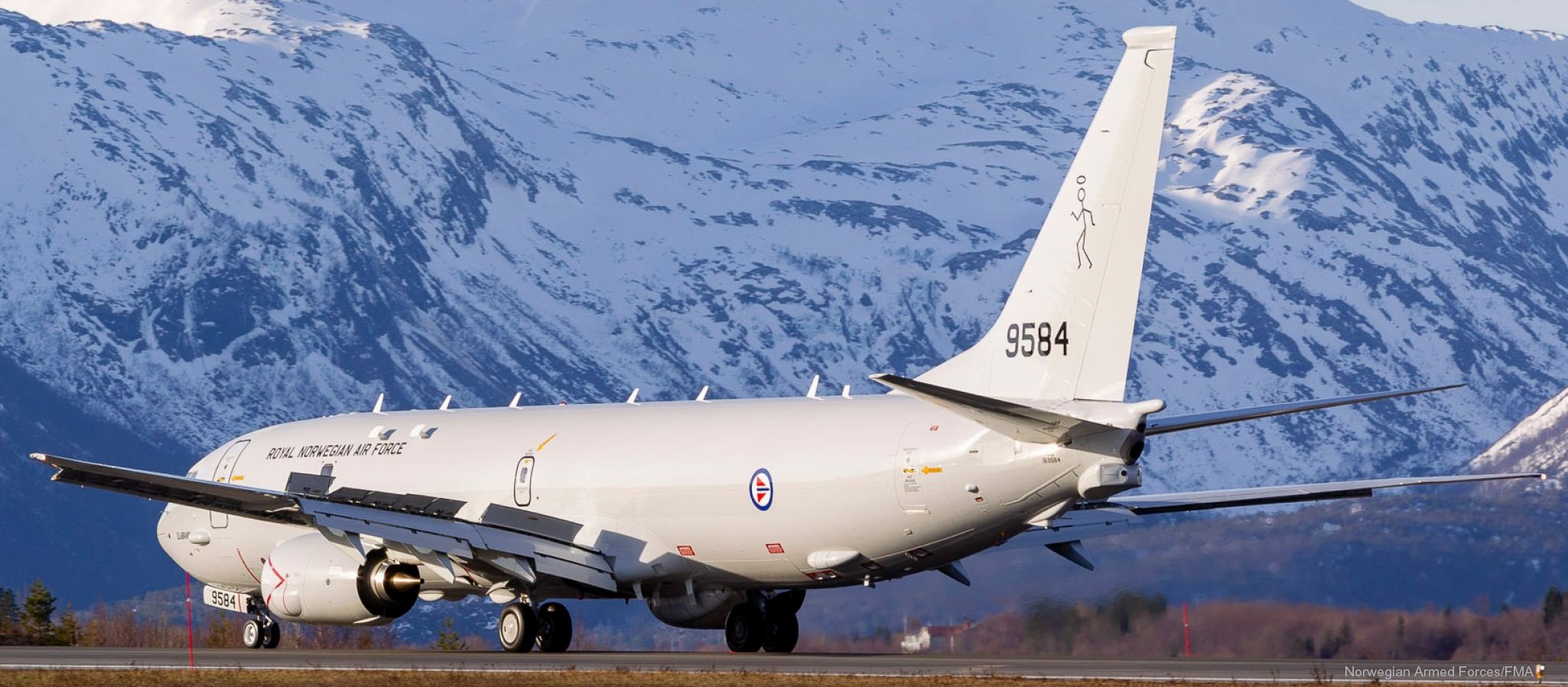 p-8a poseidon maritime patrol aircraft royal norwegian air force luftforsvaret 9584 ulabrand 03