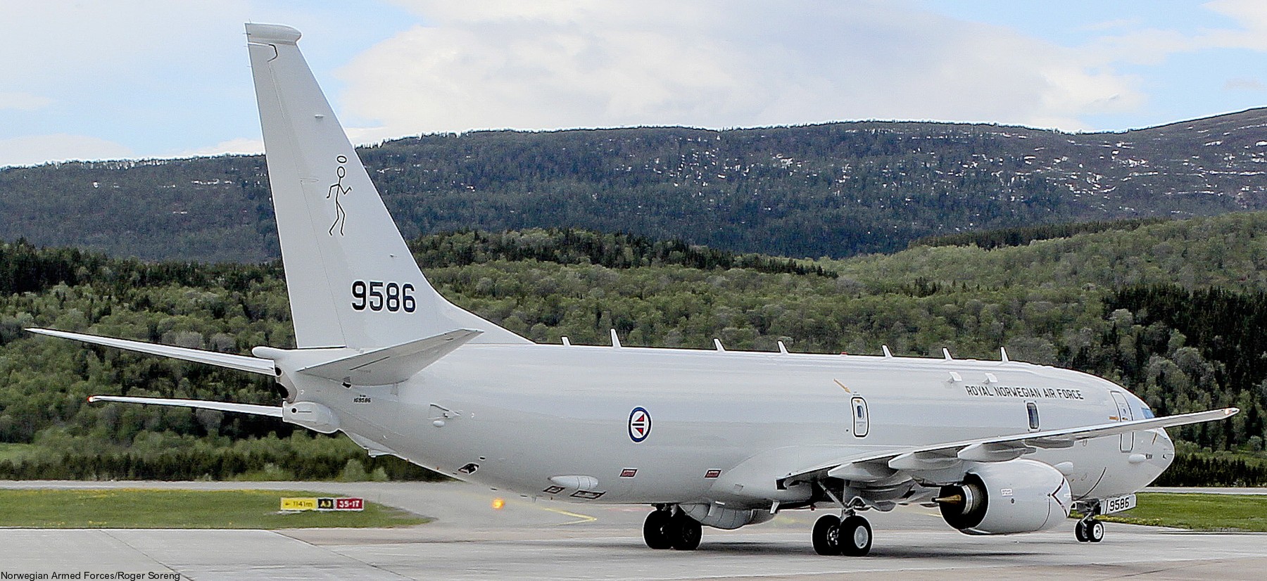 p-8a poseidon maritime patrol aircraft royal norwegian air force luftforsvaret 9586 munin 02