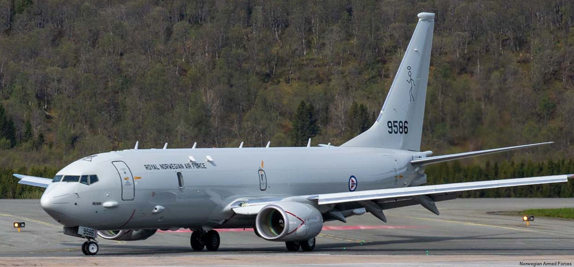 p-8a poseidon maritime patrol aircraft royal norwegian air force luftforsvaret 9586 munin 06